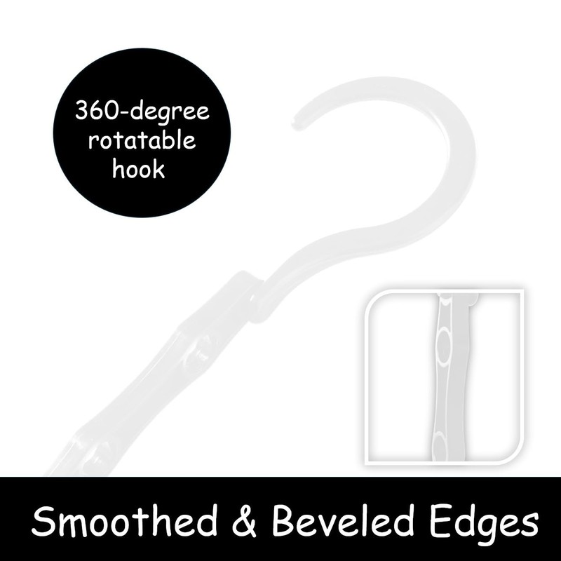 Multi Hangers Space Saving for Clothes, Sturdy Stackable Hangers with