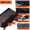 WELKINLAND 12-Inch Waxed Canvas Tool Pouches, 4PCS-Set Clear Tool Pouch,