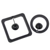 DGZZI 2PCS Aquarium Fish Floating Feeder Fish Feeder Ring Black