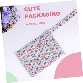 Healeved 5pcs Washable Sanitary Pads Bamboo Charcoal Mat Maternity Nursing Pads Portable Change Mat Random Color