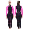 REALON Women's Mens Full Wetsuit 2mm Neoprene Back Zipper Swimming