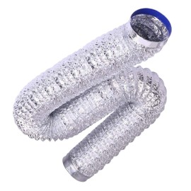 Duct Hose 3.9 inches (100 mm) (Diameter) 2.0 ft (5 m) (Length) Exhaust Duct, Flexible Duct, 3.9 inches (100 mm), Ventilation Pipe, Funnel, Heat Resistant, Waterproof, Telescopic, Exhaust Duct