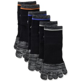Okamoto O289-4373 O289-4373 Men's Work Socks, 10 Times Tear Resistant, 5 Toes, 3 Pairs Set, Antibacterial, Deodorized, Durable, Reinforced, Antibacterial, Deodorizing, Compatible with Military Feet, Safety Shoes, assorted