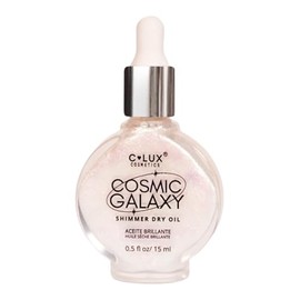Cosmic Galaxy Shimmer Dry Oil - Shooting Star | Illuminating Body Oil for Radiant Glow | Lightweight, Hydrating, Non-Greasy | Perfect for Face, Neck & Body | Vegan & Cruelty-Free | 0.5 fl oz (15 ml)