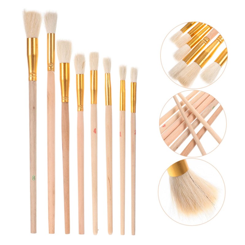 Angoily 8pcs Artificial Chalk Hand Tools Pollinator Pens Hand Pollination