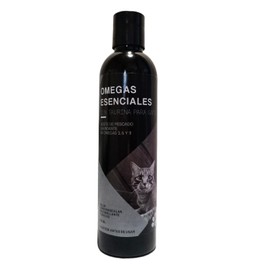Aceite de Pescado para Gatos adicionada con Taurina, suplemento liquido de Formula especializada para Gatos abundante en Omega 3, 6 y 9 (250 ml)