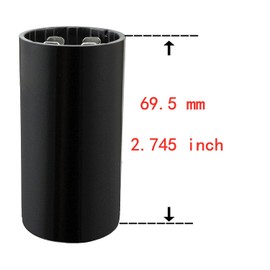 BOJACK 161-193 uf/MFD 125 VAC ±20% 50/60 Hz CD60 Round Motor Well Pump Start Capacitor