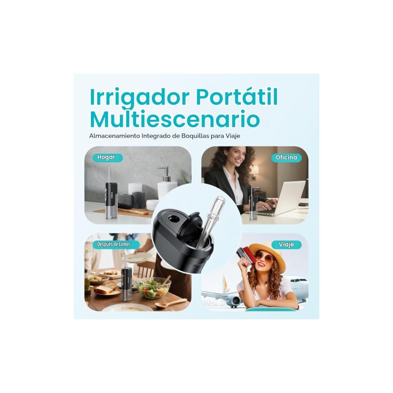 COSLUS Mini hilo de agua, color negro