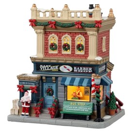 Lemax East Village Barber Shop #15771