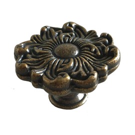 4.5" C-C Bail Drawer Pull Drop Dresser Pull Antique Bronze Swing Drawer Handle Vintage Style 4 1/2" 114 mm Centers (Knob)