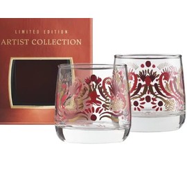 Don Julio Tequila Premium Cantina Style Rocks Glass - Limited Edition Artist Series -Set of 2