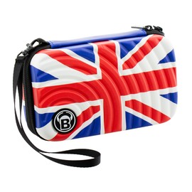 Bull's 66389 Orbis XL Dart Case Union Jack Dart Case Red White Blue