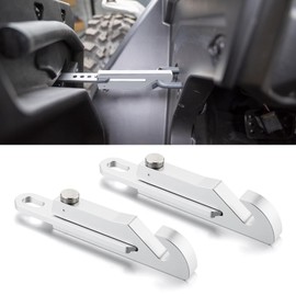 ROMELACK 2PCS Adjustable Aluminum Door Latch Extender Fit For Polaris RZR