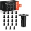 A-Premium 20PCS Nylon Rocker Moulding Screw Grommet Clip Compatible with