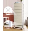 Crestlive Products Tall Dresser, 8-Drawer Fabirc Storage Tower, Chests of