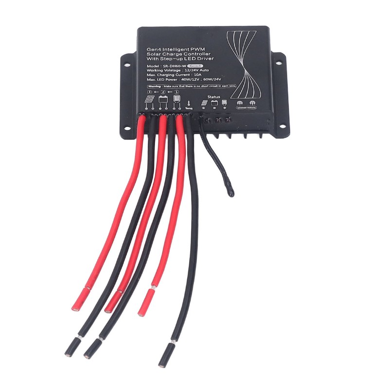 Solar Charge Controller 12V 24V PWM Battery Charging Regulator with
