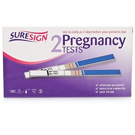 Suresign 2 Pregnancy Tests - Use as early as 4 days before period is due