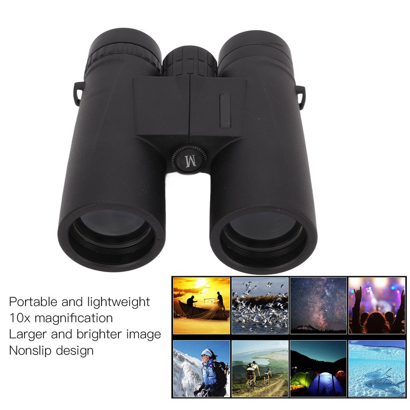 10x42 Binoculars 10x42 10X Magnification HD Large Field Nonslip Design