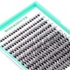 BODERMINCER 10 Root 60pcs 8-10-12-14-16mm Mixed Black Handmade False Eyelashes