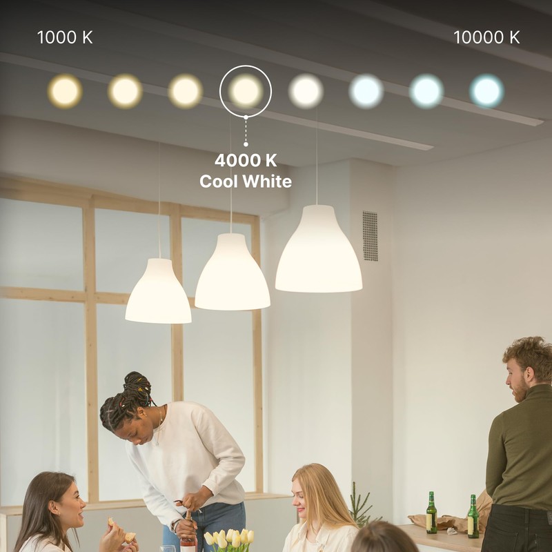 Xtricity LED Puck Light Bulb, E26 Bulb Base, Dimmable, Flat