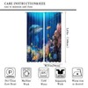 INSFBRB Ocean Shark Rod Pocket Blackout Curtains for Living Room,Room
