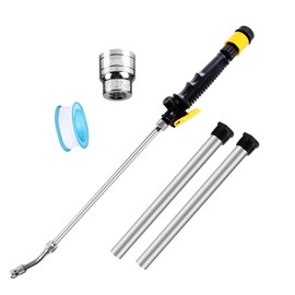 Aputoxz 5 Pack RV Water Heater Anode Rod & RV Water Heater Flush Wand with Hex Wrench Socket Removal Tool, NPT Aluminum RV Hot Water Heater Anode Rod for Suburban, Mor-Flo, Extends RV Tank Life