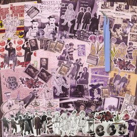 101 Stk Vintage Scrapbooking Sticker Set Washi Aufkleber für Journaling Zubehör Junk Journal Art Craft Ästhetische Cottagecore Collage Bilderrahmen