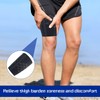 Hamstring Compression Sleeve,1 Pcs Thigh Compression Sleeve,Adjustable Hamstring Support for