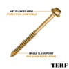 TERF® 10.0 X 130mm Advanced Turbo Coach Screws 10.0 X
