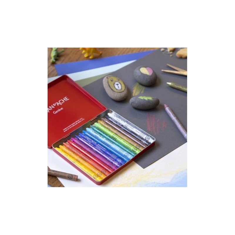 Caran d'Ache CREATIVE ART MATERIALS Classic Neocolor I, Light Grey
