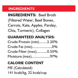 Only Natural Pet Grass Fed Beef Bone Broth 17 oz