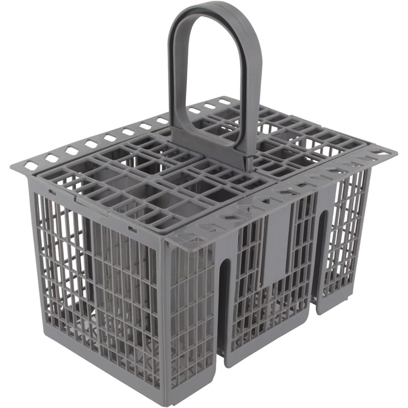 QUAILITAS Dishwasher Cutlery Basket [Grey] – Replacement Cutlery Basket for