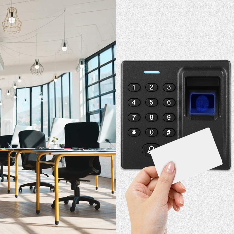 Dc12v Access Control System Keypad Fingerprint Reader Keyless Entry Equipment