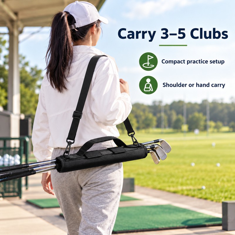 Mini Golf Club Carry Bag for Driving Range Practice –