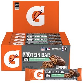 Barras de recuperación de proteínas de suero Gatorade, 12 unidades