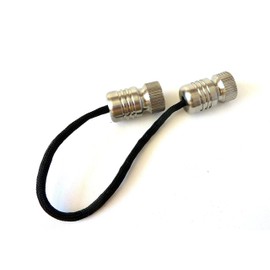 BEGLERI BOMBER - TITANIUM - HAND MACHINED EDC GREEK WORRY FIDGET BEADS - MADE IN THE USA - GIFTS FOR MEN