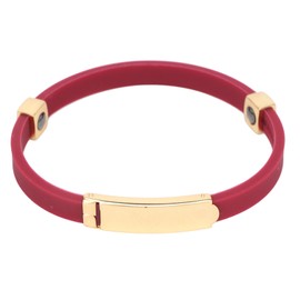 Silicone Bracelet Static Prevention Wrist Straps Band Eliminate Body Static Wristband Gold and Wine Purple