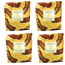 4 Pack 4oz Tanalizing Tamarind: Naturally flavored tamarind candy filled with chili lime and sea salt