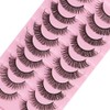 Eyelashes Russian Strip Lashes Natural Fluffy Wispy D Curly Effect
