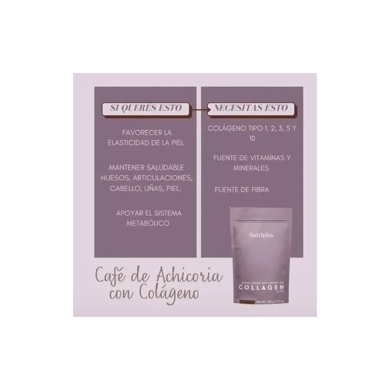 Café Con Colágeno Nutriplus /farmasi/soluble/istantáneo