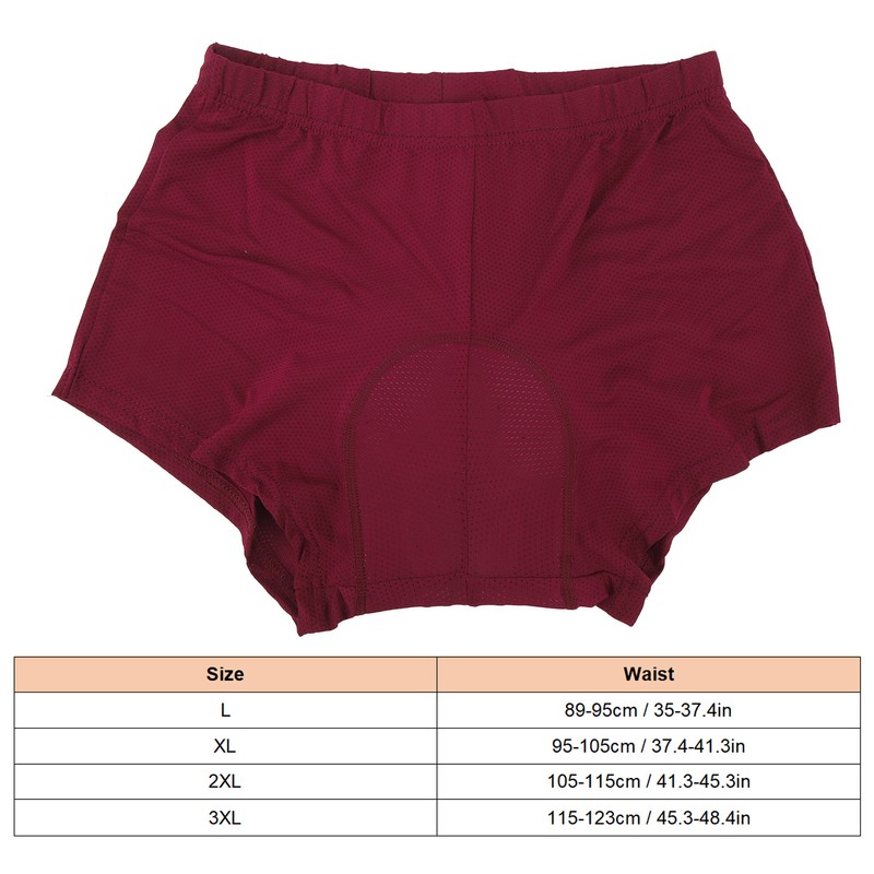Padded Bike Shorts Breathable Quick Drying Elastic Silicone 3D Padding