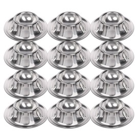 Schramm® Set of 12 Stainless Steel Egg Cups Egg Holder Stackable Egg Cup Egg Cup Egg Stand Stand for 4 People Gastro Quality