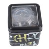 Waterproof Wristwatch Transparent Cover LED Luminous Wristwatch for Gentlemen Black