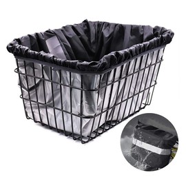 Bicycle Basket Cover Liner for Bicycle Basket Wire Basket Folding Waterproof
