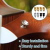 8PCS Guitar Strap Locks, Guitar Accessories, Metal End Pins with