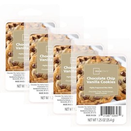 Maclock Mainstays Scented Wax Cubes 1.25oz 4-Pack (Chocolate Chip Vanilla Cookies), MS264