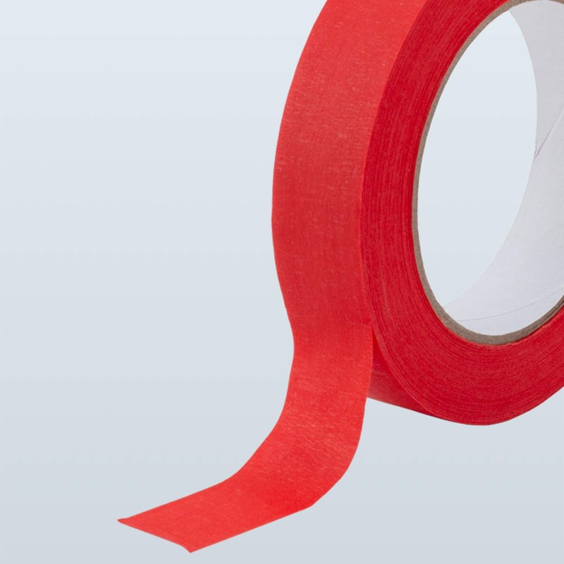 Lichamp 2 Pack Red Painters Tape 1 inch, Red Masking