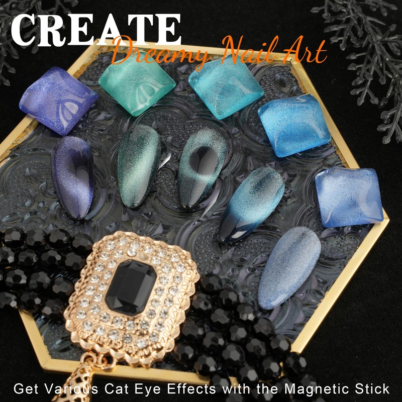 Cat Eye UV Gel Nagellack 6 Farben Cat Eye Magnet