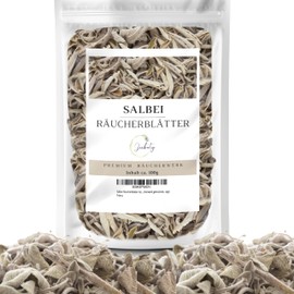 JEEBUTY Sage Incense Leaves Loose 100 g Incense Dried Sage Sage
