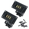 Mewutal 2PCS Luggage Suitcase Combination Lock 3 Digit Combination Password